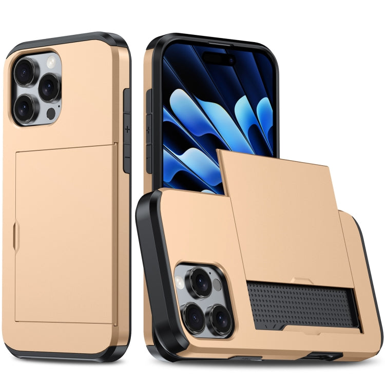 Shockproof Armor Phone Case with Card Slot, For iPhone Air, For iPhone 16 Pro Max, For iPhone 16 Pro, For iPhone 16 Plus