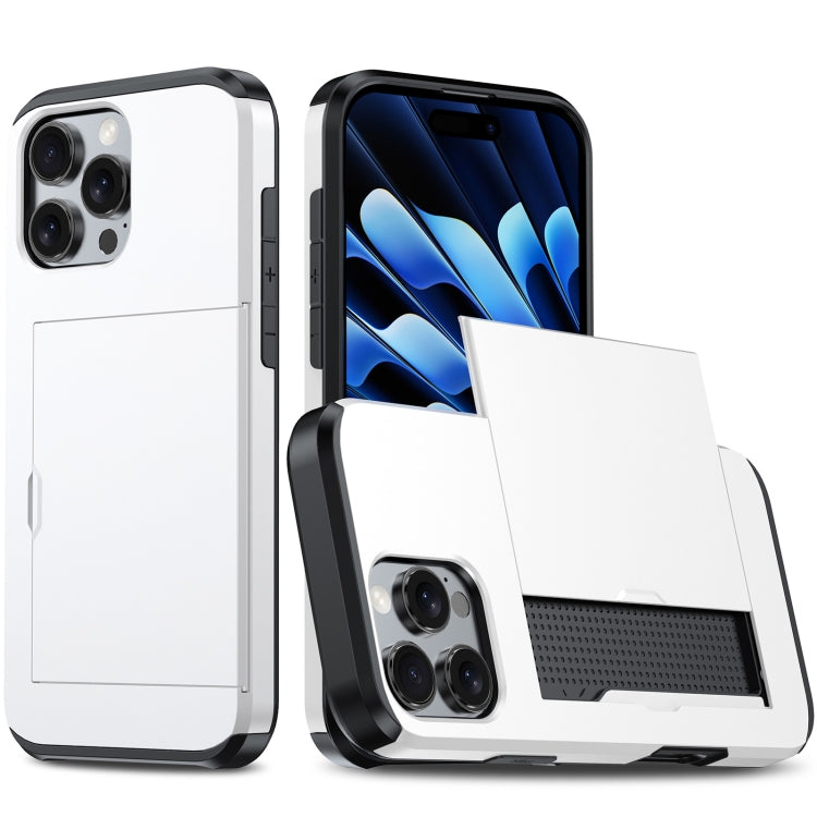 Shockproof Armor Phone Case with Card Slot, For iPhone Air, For iPhone 16 Pro Max, For iPhone 16 Pro, For iPhone 16 Plus