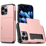 Shockproof Armor Phone Case with Card Slot, For iPhone Air, For iPhone 16 Pro Max, For iPhone 16 Pro, For iPhone 16 Plus