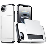 Shockproof Armor Phone Case with Card Slot, For iPhone 17e / 16e, For iPhone 17 Pro Max, For iPhone 17 Pro, For iPhone 17