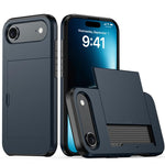 Shockproof Armor Phone Case with Card Slot, For iPhone Air, For iPhone 16 Pro Max, For iPhone 16 Pro, For iPhone 16 Plus