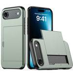 Shockproof Armor Phone Case with Card Slot, For iPhone Air, For iPhone 16 Pro Max, For iPhone 16 Pro, For iPhone 16 Plus