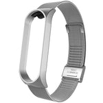For Xiaomi Mi Band 4 / 3 Milanese Metal Replacement Strap Watchband, Silver, Black, Rose Gold, Rose Pink, Black Red, Black Green, Pink, Colorful, Green, Pearlescent Blue, Blue, Purple, Red
