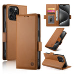 Side Buckle Magnetic Frosted Leather Phone Case, For iPhone 16 Pro, For iPhone 16 Plus, For iPhone 16, For iPhone 15 Pro Max, For iPhone 15 Pro, For iPhone 15 Plus