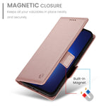 Side Buckle Magnetic Frosted Leather Phone Case, For iPhone 13 Pro Max, For iPhone 13 Pro, For iPhone 13, For iPhone 13 mini, For iPhone 12 / 12 Pro, For iPhone 12 Pro Max