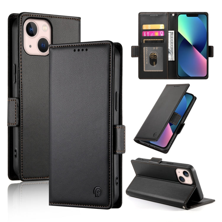 Side Buckle Magnetic Frosted Leather Phone Case, For iPhone 13 Pro Max, For iPhone 13 Pro, For iPhone 13, For iPhone 13 mini, For iPhone 12 / 12 Pro, For iPhone 12 Pro Max
