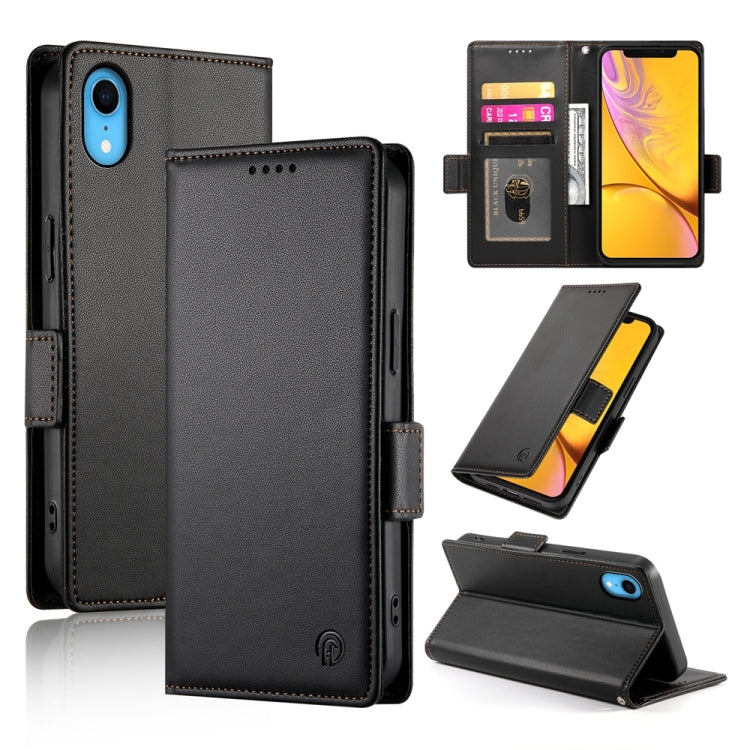 Side Buckle Magnetic Frosted Leather Phone Case, For iPhone 12 mini, For iPhone 11 Pro Max, For iPhone 11, For iPhone 11 Pro, For iPhone X / XS, For iPhone XR
