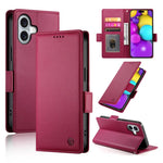 Side Buckle Magnetic Frosted Leather Phone Case, For iPhone 17e / 16e, For iPhone 17 Pro Max, For iPhone 17 Pro, For iPhone 17, For iPhone Air, For iPhone 16 Pro Max