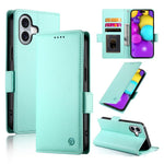 Side Buckle Magnetic Frosted Leather Phone Case, For iPhone 17e / 16e, For iPhone 17 Pro Max, For iPhone 17 Pro, For iPhone 17, For iPhone Air, For iPhone 16 Pro Max