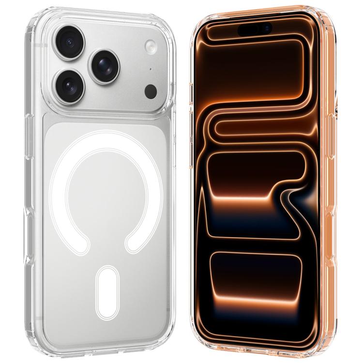 Large Hole Camera MagSafe Magnetic Clear Acrylic TPU Case, For iPhone 18 Pro, For iPhone 18 Pro Max, For iPhone 17 Pro Max, For iPhone 17 Pro, For iPhone 17, For iPhone 17 Air, For iPhone 16 Pro Max, For iPhone 16 Pro, For iPhone 16 Plus, For iPhone 16