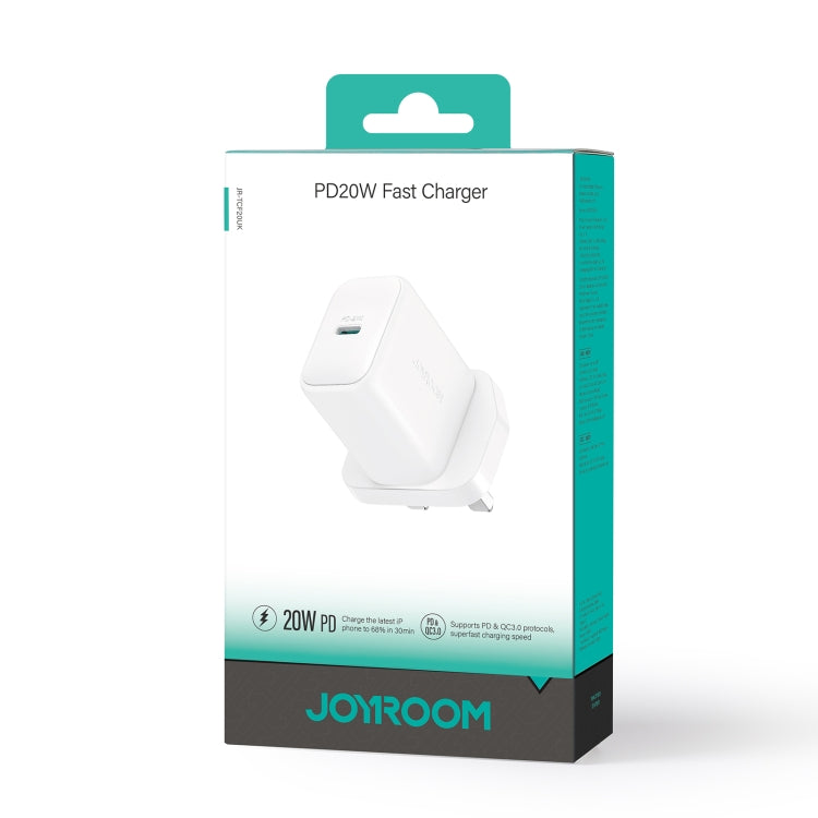 JOYROOM JR-TCF20 PD20W USB-C / Type-C Port Charger, UK Plug