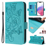 Embossed Rose RFID Anti-theft Leather Phone Case, For iPhone 14 Pro Max, For iPhone SE 2022 / SE 2020 / 8 / 7, For iPhone 13 Pro Max, For iPhone 13 Pro, For iPhone 13 mini, For iPhone 12  / 12 Pro, For iPhone 12 Pro Max, For iPhone 12 mini