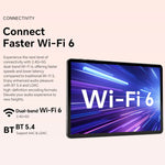 Teclast P30T Tablet PC with Leather Case & Keyboard 10.1 inch WiFi6,  Android 15 Unisoc T606 Octa-core, P30T