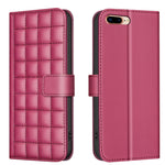 Square Texture Leather Phone Case, For iPhone 15 Plus / 14 Plus, For iPhone 15, For iPhone 14 / 13, For iPhone 14 Pro, For iPhone 14 Pro Max, For iPhone SE 2022 / SE 2020 / 8 / 7, For iPhone 13 Pro Max, For iPhone 13 Pro