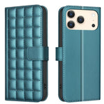 Square Texture Leather Phone Case, For iPhone 18 Pro Max/17 Pro Max, For iPhone 17e / 16e, For iPhone 16 Pro Max, For iPhone 16 Pro, For iPhone 16 Plus, For iPhone 16, For iPhone 15 Pro Max, For iPhone 15 Pro