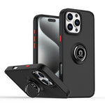 Q Shadow 1 Series TPU + PC Phone Case with Ring, For iPhone 17e / 16e, For iPhone 17 Pro Max, For iPhone 17 Pro, For iPhone 17, For iPhone Air, For iPhone 16 Pro Max