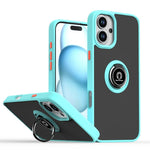 Q Shadow 1 Series TPU + PC Phone Case with Ring, For iPhone 16 Pro, For iPhone 16 Plus, For iPhone 15 Pro Max, For iPhone 15 Pro, For iPhone 15 Plus, For iPhone 15
