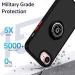 Q Shadow 1 Series TPU + PC Phone Case with Ring, For iPhone 17e / 16e, For iPhone 17 Pro Max, For iPhone 17 Pro, For iPhone 17, For iPhone Air, For iPhone 16 Pro Max