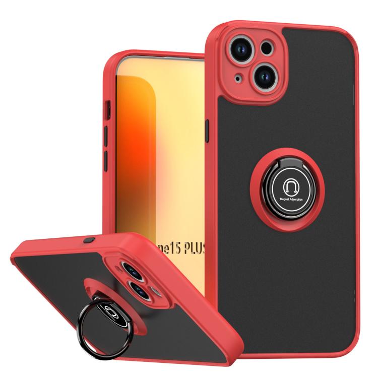Q Shadow 1 Series TPU + PC Phone Case with Ring, For iPhone 16 Pro, For iPhone 16 Plus, For iPhone 15 Pro Max, For iPhone 15 Pro, For iPhone 15 Plus, For iPhone 15