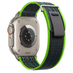 Dual-Section Loop Nylon Watch Band, For Apple Watch Ultra 2 49mm, For Apple Watch Series 9 45mm