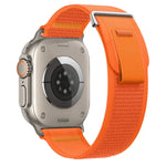 Dual-Section Loop Nylon Watch Band, For Apple Watch Ultra 2 49mm, For Apple Watch Series 9 45mm