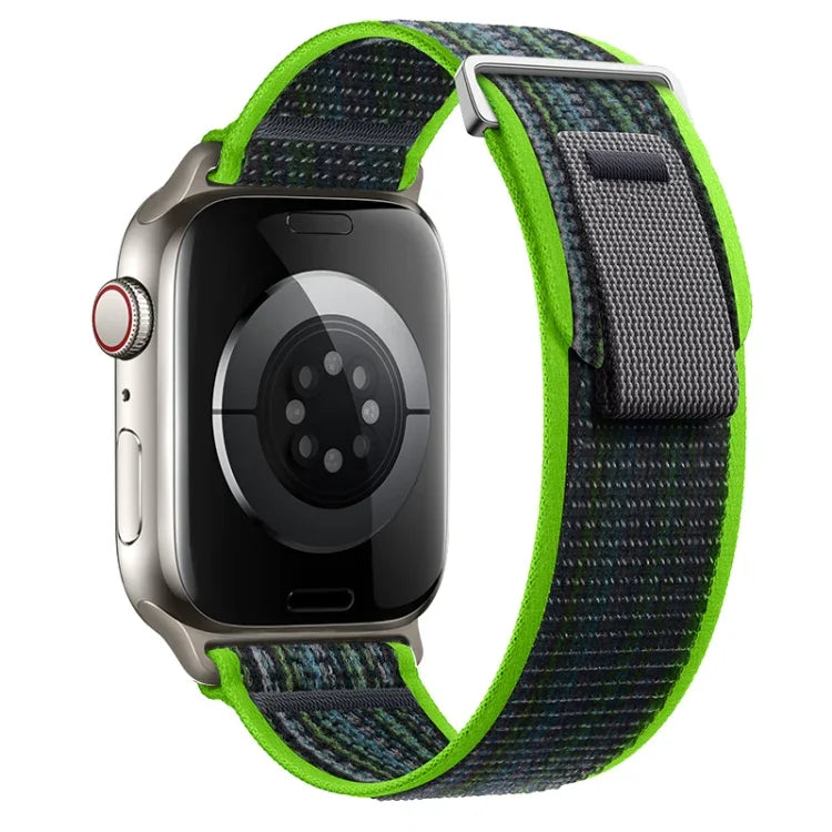 Dual-Section Loop Nylon Watch Band, For Apple Watch Ultra 2 49mm, For Apple Watch Series 9 45mm