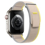 Dual-Section Loop Nylon Watch Band, For Apple Watch Series 9 41mm, For Apple Watch Ultra 49mm