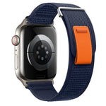 Dual-Section Loop Nylon Watch Band, For Apple Watch Series 9 41mm, For Apple Watch Ultra 49mm