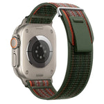 Dual-Section Loop Nylon Watch Band, For Apple Watch Series 9 41mm, For Apple Watch Ultra 49mm