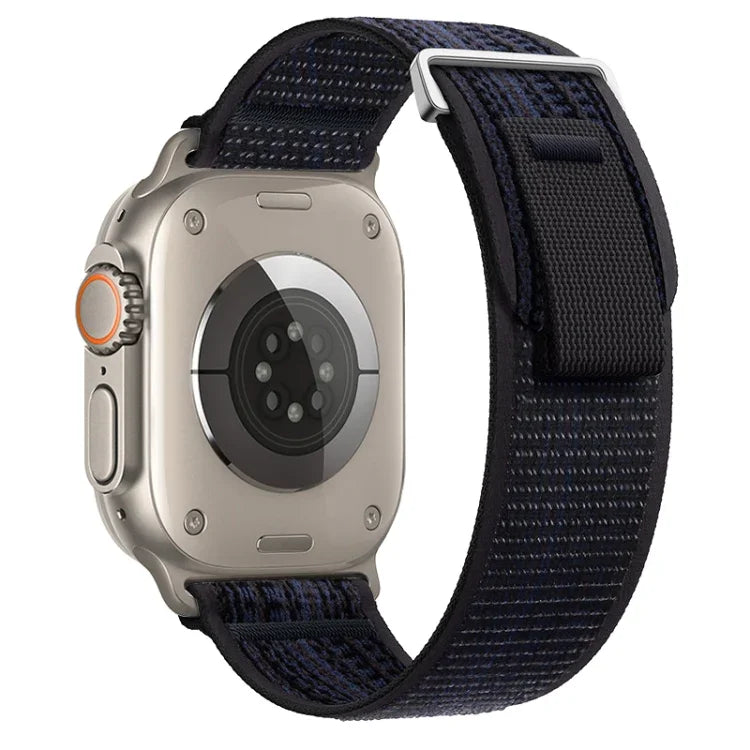 Dual-Section Loop Nylon Watch Band, For Apple Watch Series 9 41mm, For Apple Watch Ultra 49mm