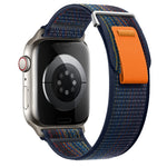 Dual-Section Loop Nylon Watch Band, For Apple Watch SE 2022 40mm, For Apple Watch SE 2022 44mm