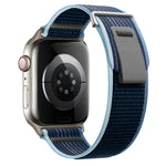 Dual-Section Loop Nylon Watch Band, For Apple Watch SE 2022 40mm, For Apple Watch SE 2022 44mm