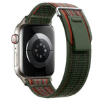 Dual-Section Loop Nylon Watch Band, For Apple Watch Series 7 41mm, For Apple Watch Series 7 45mm