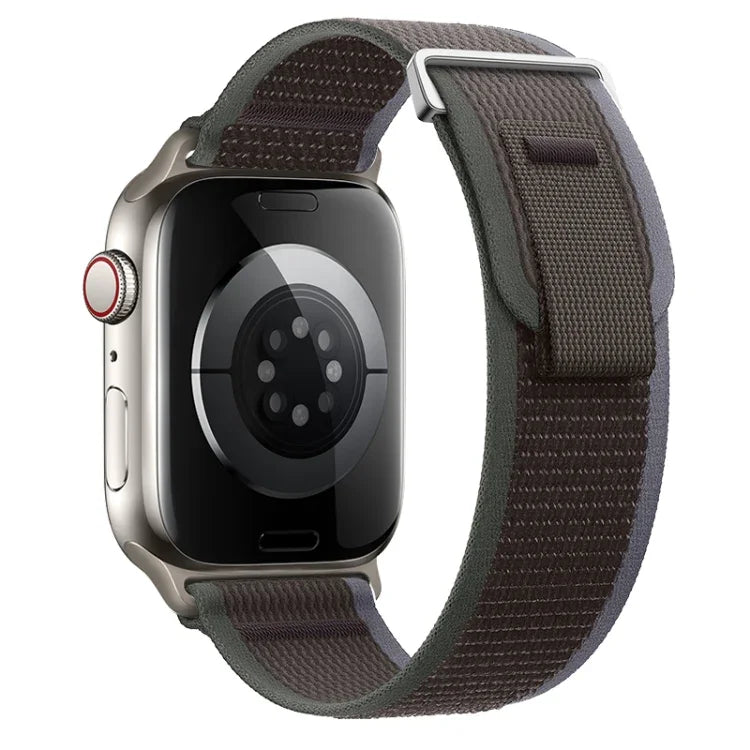 Dual-Section Loop Nylon Watch Band, For Apple Watch Series 7 41mm, For Apple Watch Series 7 45mm