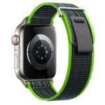 Dual-Section Loop Nylon Watch Band, For Apple Watch SE 40mm, For Apple Watch SE 44mm
