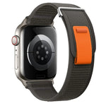 Dual-Section Loop Nylon Watch Band, For Apple Watch SE 40mm, For Apple Watch SE 44mm