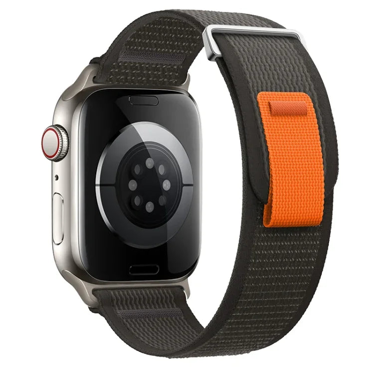 Dual-Section Loop Nylon Watch Band, For Apple Watch SE 40mm, For Apple Watch SE 44mm