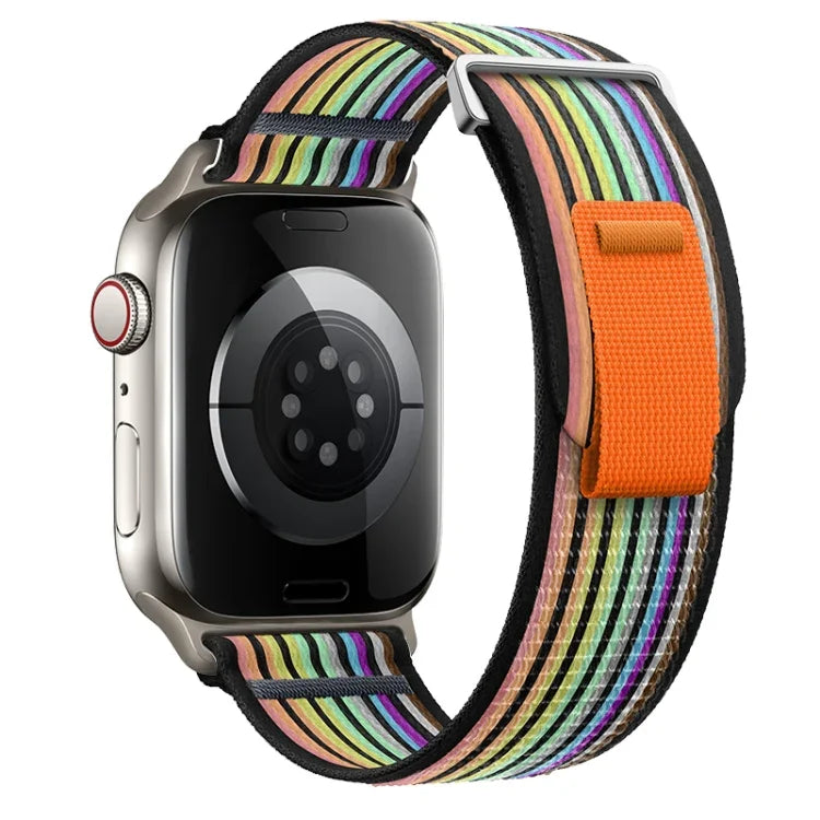 Dual-Section Loop Nylon Watch Band, For Apple Watch Series 3 38mm, For Apple Watch Series 3 42mm