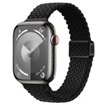 Slim Magnetic Buckle Nylon Braided Watch Band, For Apple Watch Series 9 41mm, For Apple Watch Ultra 49mm