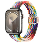 Slim Magnetic Buckle Nylon Braided Watch Band, For Apple Watch Series 8 41mm, For Apple Watch Series 8 45mm