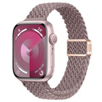 Slim Magnetic Buckle Nylon Braided Watch Band, For Apple Watch Series 8 41mm, For Apple Watch Series 8 45mm