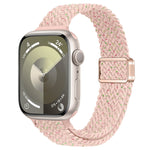 Slim Magnetic Buckle Nylon Braided Watch Band, For Apple Watch Series 8 41mm, For Apple Watch Series 8 45mm