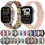 Slim Magnetic Buckle Nylon Braided Watch Band, For Apple Watch Series 10 46mm, For Apple Watch Series 10 42mm