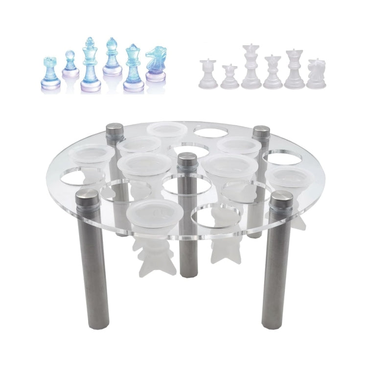 Round Chess Mold Stand Without Silicone Mold, YX124