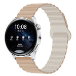 Two Color Magnetic Silicone Watch Band, 20mm