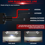T03 Pair 3 inch Car Bifocal LED Lens Headlight, Left-hand Drive, T03