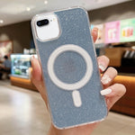 Acrylic Transparent Glitter MagSafe Phone Case, For iPhone XS Max, For iPhone 8 Plus / 7 Plus
