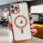 Electroplating MagSafe Phone Case, For iPhone 15, For iPhone 14 Plus, For iPhone 14, For iPhone 14 Pro, For iPhone 14 Pro Max, For iPhone 13 Pro Max