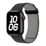 Tri-beads Magnetic Hoop Silicone Watch Band, For Apple Watch SE 40mm
