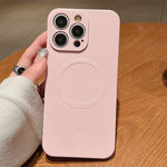 Solid Color Liquid Silicone MagSafe Magnetic Phone Case, For iPhone 12 Pro Max, For iPhone 12 Pro, For iPhone 11 Pro Max